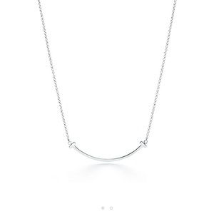 COPY - Tiffany T Smile Pendant Silver